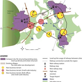 School Projects (Town planning): Regional Structure Vision